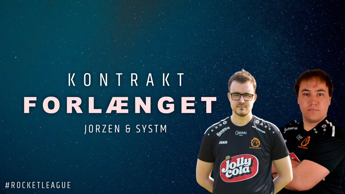 OdenseEsport's tweet photo. Både @SystmRL &amp; @Jorzen_ har forlænget deres kontrakter med @OdenseEsport ! 

#odenseesport #weareodense https://t.co/1jNdz4gwDU