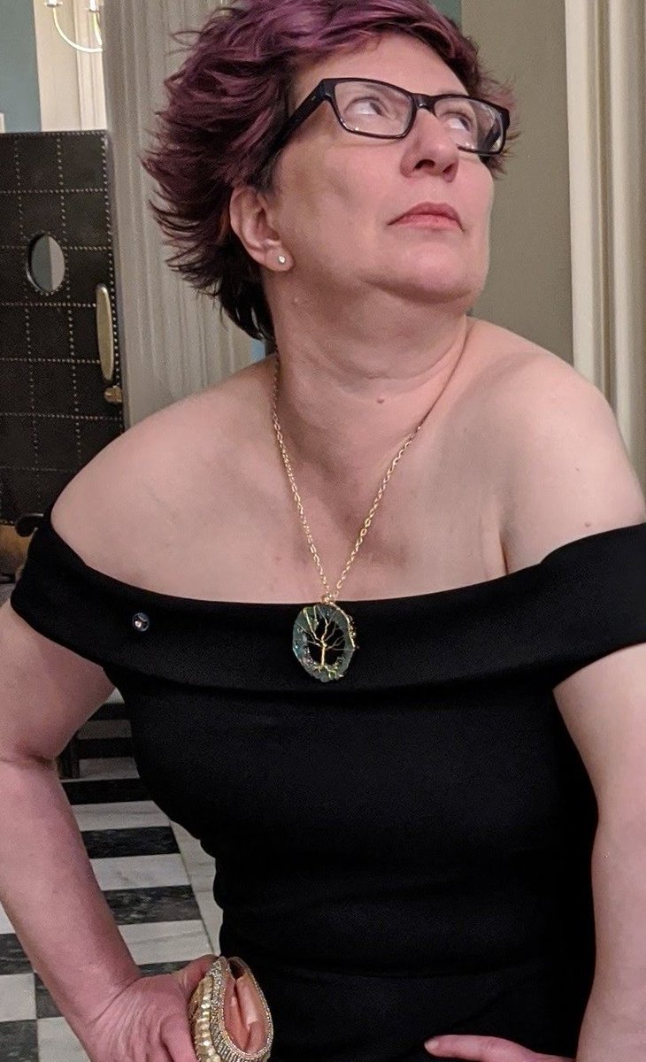 danacmrn's tweet image. Like this gorgeous piece. It looks great with formal wear, but I also wore it when I visited CERN, in case there was an incident and I needed a superhero talisman. #SoVersatile!