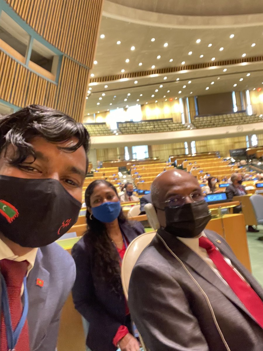 Congratulations <a href="/abdulla_shahid/">Abdulla Shahid</a> President-Elect of the 76th Session of the <a href="/UN/">United Nations</a> General assembly. 191 ballots: Maldives 143. My deepest thanks to all for this win! We did it <a href="/MoFAmv/">Ministry of Foreign Affairs 🇲🇻</a> It has been an honor!
