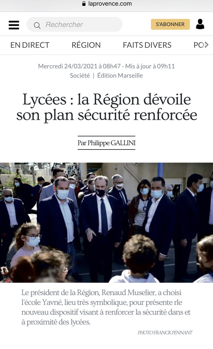 🔴 On savait que <a href="/ThierryMARIANI/">Thierry MARIANI</a> avait oublié <a href="/MaRegionSud/">Région Sud</a> depuis de nombreuses années mais quand même.. 
Avec <a href="/RenaudMuselier/">Renaud Muselier</a>, on ne vous a pas attendu. Nous avons déjà voté la création de « brigades mobiles de sécurité » dans notre plan #UneRégionSûre. Revoyez vos fiches !