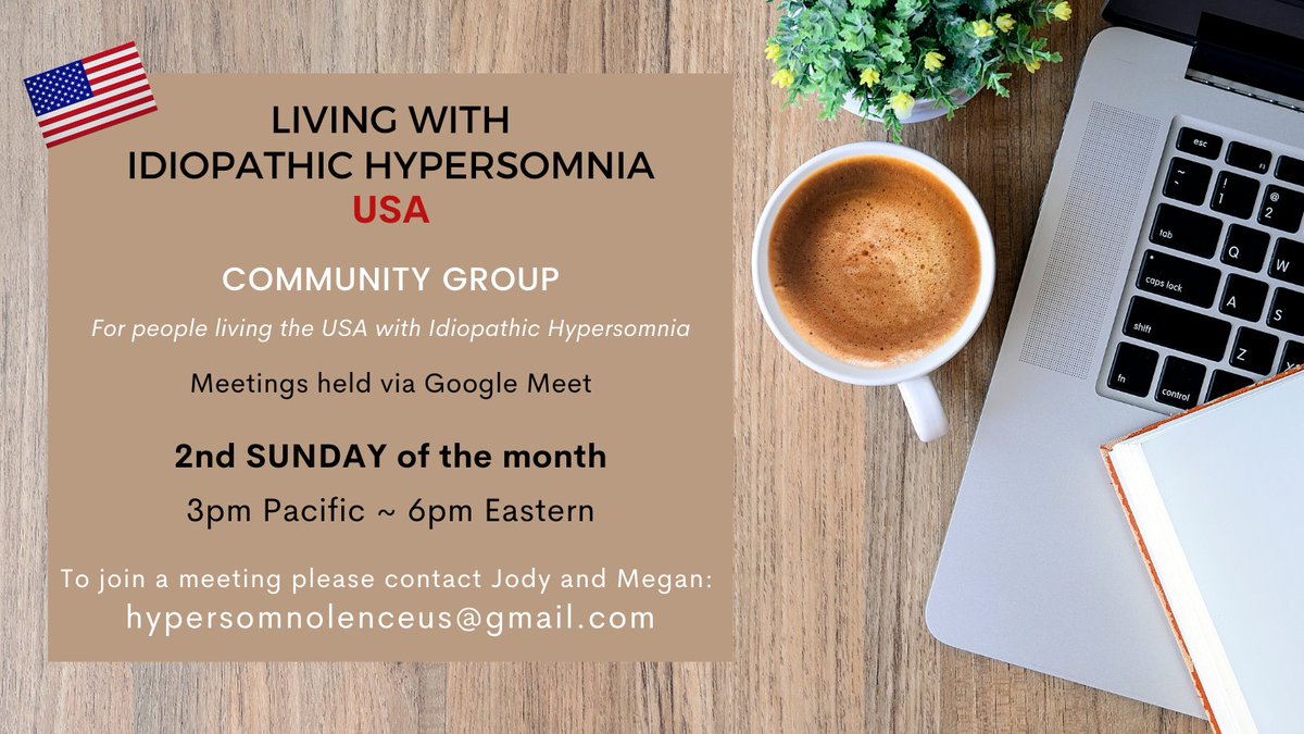 IHAWeek's tweet photo. The next Living with Idiopathic Hypersomnia USA Community Group meeting is on 13th June, 3pm Pacific, 6pm Eastern. Meetings are held via Google Meet. If you would like to join the meeting contact Jody/Megan at hypersomnolenceus@gmail.com
#idiopathichypersomnia #LivingwithIH https://t.co/0aEOs3LPHz