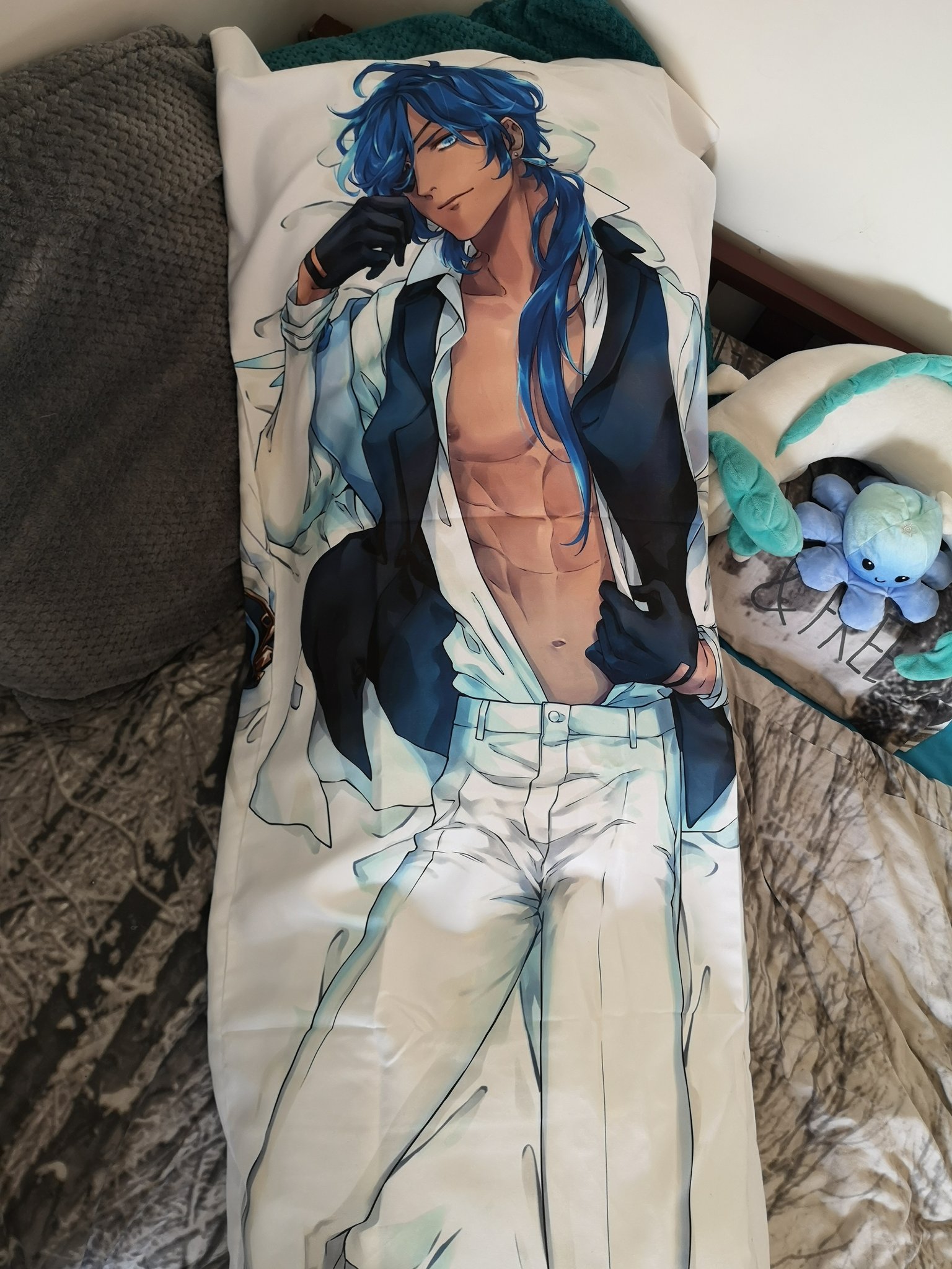 Genshin Impact Kaeya Dakimakura Anime Hugging Body Pillow Case Cover