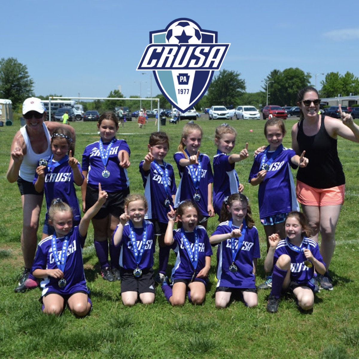 crusa_fcb's tweet photo. U9 CRUSA Volcanoes took the first place🥇spot in their age group on CRUSA Intramural Tournament Day! Congrats to the girls and to coach Elizabeth Schwartz for a great season!!! #CRUSA_FCBucks #LetsJustPlay #girlssoccer https://t.co/99cJo58NoA