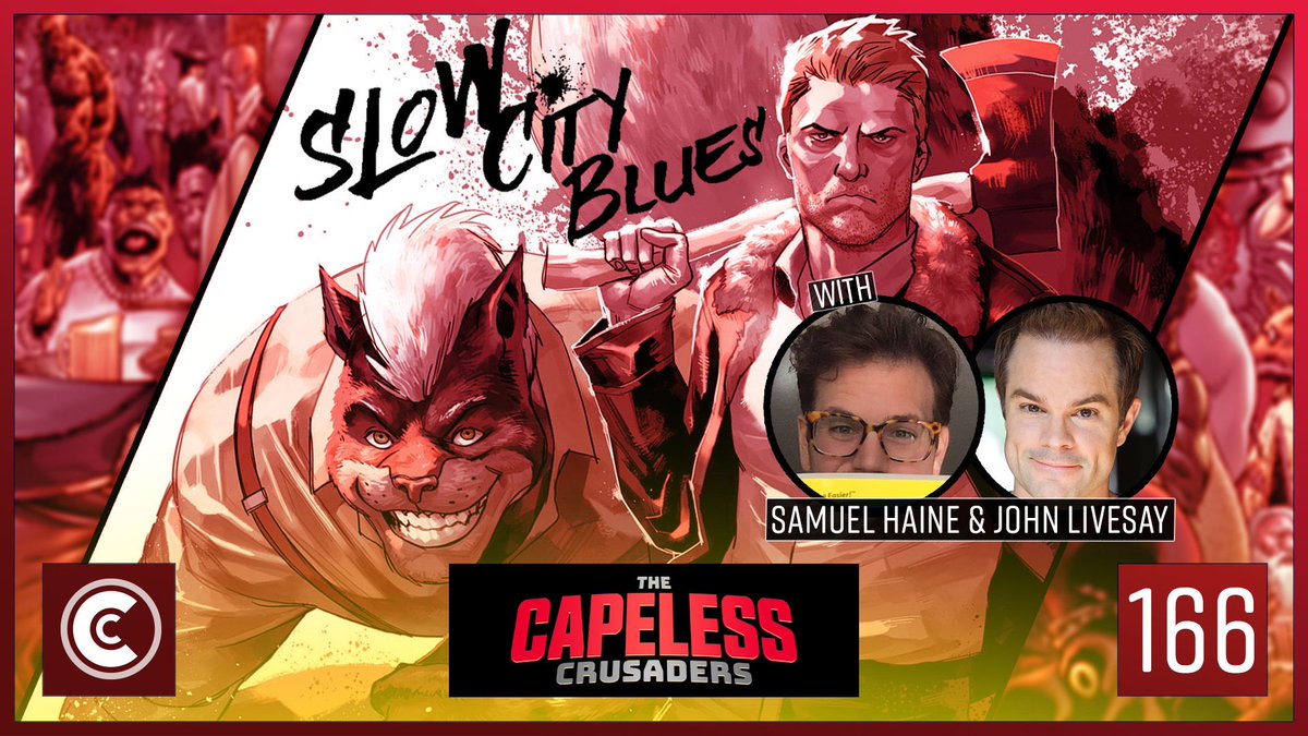 Another VIDEO EPISODE available NOW on our YouTube page!
👉🏽👉🏽 youtu.be/lDB0dYIp7fA

This time, David &amp; Esteves sit down for an #EXCLUSIVE #interview with SLOW CITY BLUES creators Samuel Haine &amp; artist <a href="/1JohnLivesay/">John Livesay</a>!✍️🎨

@ScbComics #TheCapelessCrusaders #NerdOnNation
