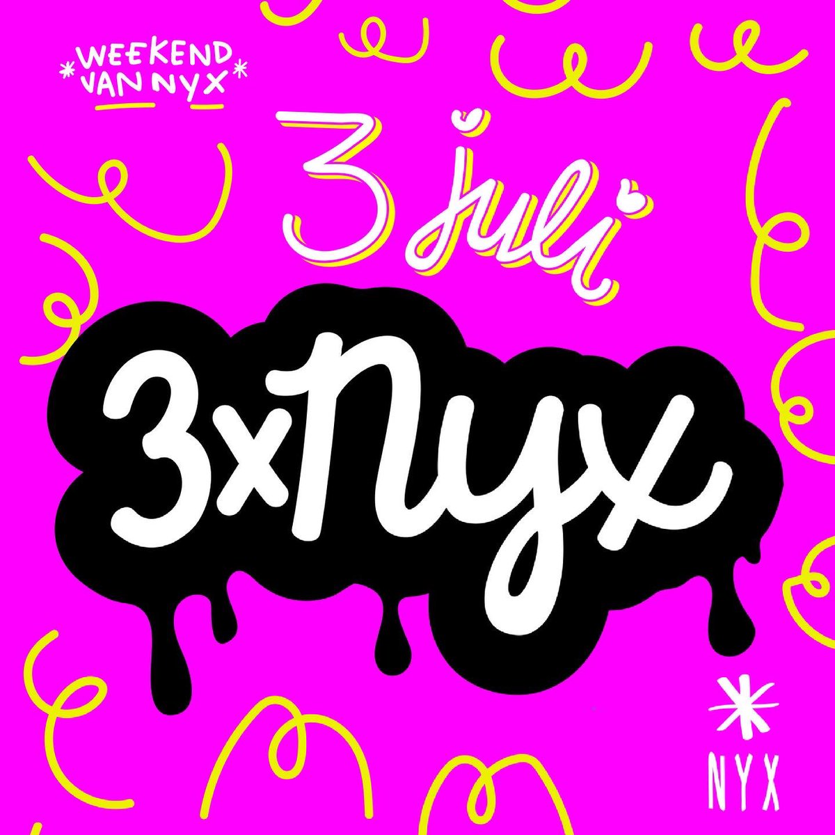 The moment we've all been waiting for is finally here! 3x NYX is BACK at <a href="/NYXamsterdam/">Club NYX</a>  #3xnyx #clubnyx