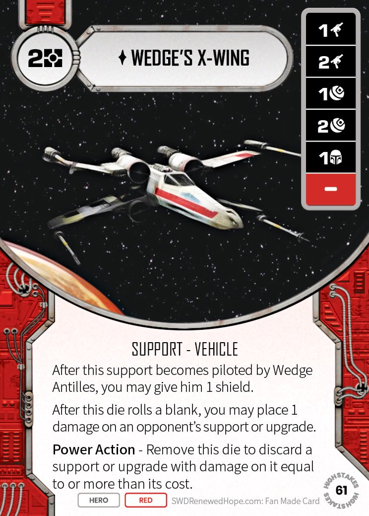 Sarah_TCGGamer's tweet photo. Hero finally has options to kill supports! With one being a throw back to an AWK card #swdestiny https://t.co/iW3jq0XJoK