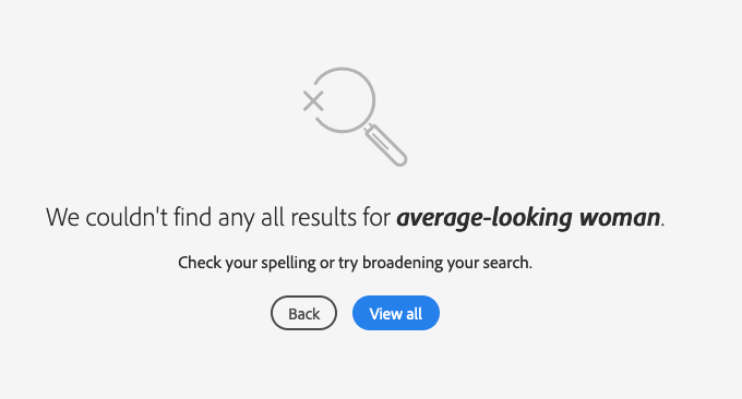 A real problem with stock photography.