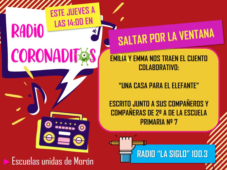 LauraGomezVill2's tweet photo. UN CLÁSICO DE #RADIOCORONADITOS "Saltar por la ventana" Comparten sus escritos en colaboración EP 7 Y EP 19 https://t.co/hBEBlL3iJL