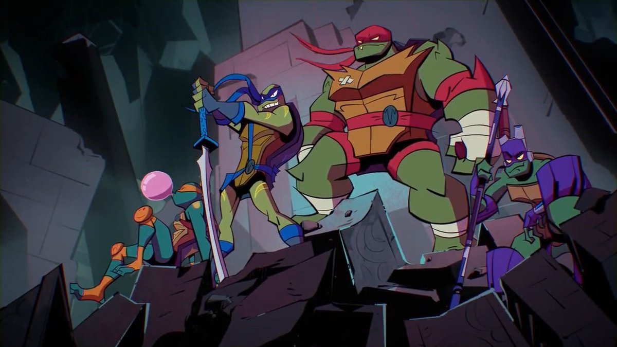 Saladforbrainz's tweet photo. Hey @Nickelodeon @ViacomCBS @BrianRobbinsTV Remember Rise of the TMNT? You know, the absolutely AMAZING show that you sabotaged and "paused" for no reason? Is it time to renew it already? https://t.co/R608zjlosD