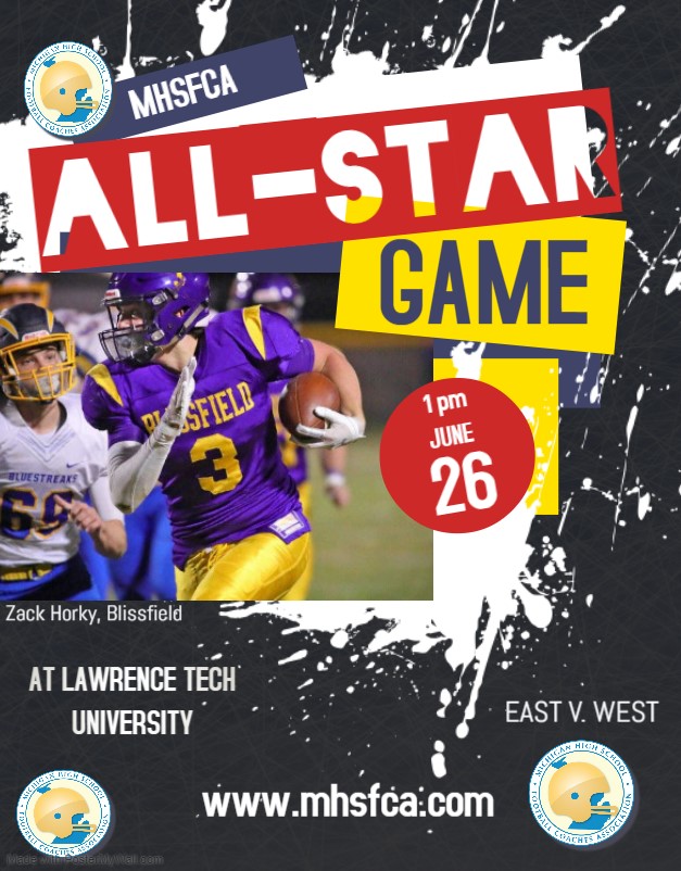 East-West All-Star Game, June 26th.  A reminder the game will also be broadcast by State Champs!