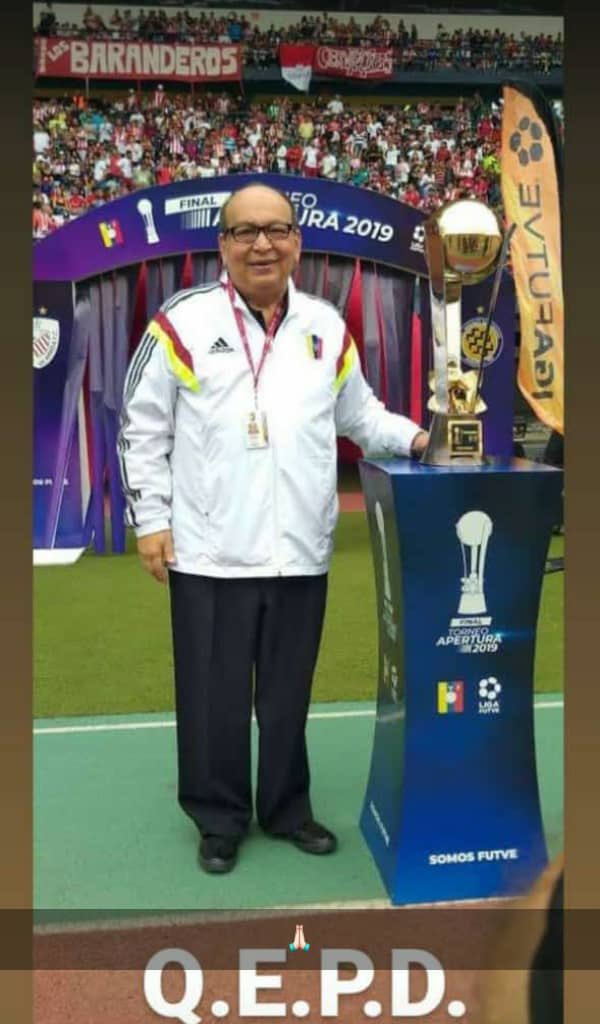 A dos días de partida física recordamos a nuestro compañero jubilado de la ULA, por muchos años coordinador del fútbol en la Dirección de Deportes de la institución. Descansa en Paz, Alberto Castillo.