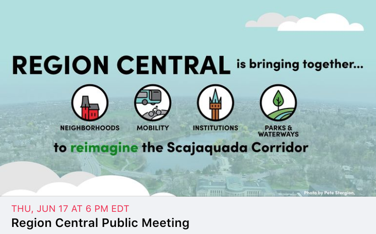 Please join the conversation to reimagine the Scajaquada Corridor: Region Central VIRTUAL Public Meeting on June 17, 6-7:30pm.

Register online at gbnrtc.org/regioncentral-…

<a href="/GBNRTC/">GBNRTC</a> <a href="/JoelFeroleto/">Joel Feroleto</a> @RepBrianHiggins @SenSeanRyan <a href="/CPeoplesStokes/">Crystal D. Peoples-Stokes</a> <a href="/GOBuffalo/">GObike Buffalo</a> <a href="/BNWaterkeeper/">BNWATERKEEPER</a>