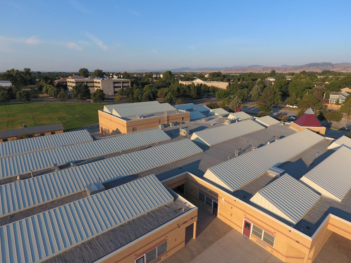 BMRoofingCO's tweet image. For #NationalRoofingWeek in collaboration with @NRCAnews,  we&apos;d like to show off a few recent #SignatureProjects, showcasing some of our #commercial, #residential, and #sheetmetal divisions. 
 - @KruseES in Fort Collins (@PoudreSchools)