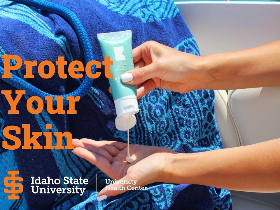 ISUHealthCenter's tweet photo. Sun is almost unavoidable in the summer months!

Sunscreen that is at least SPF 15 is highly recommended by the CDC.

Concerning mosquito repellent, wearing long sleeves and pants can prevent mosquito bites and ticks. Stay tuned to learn more!

#isuhealthcenter #summertips https://t.co/iKw6SXFrEW