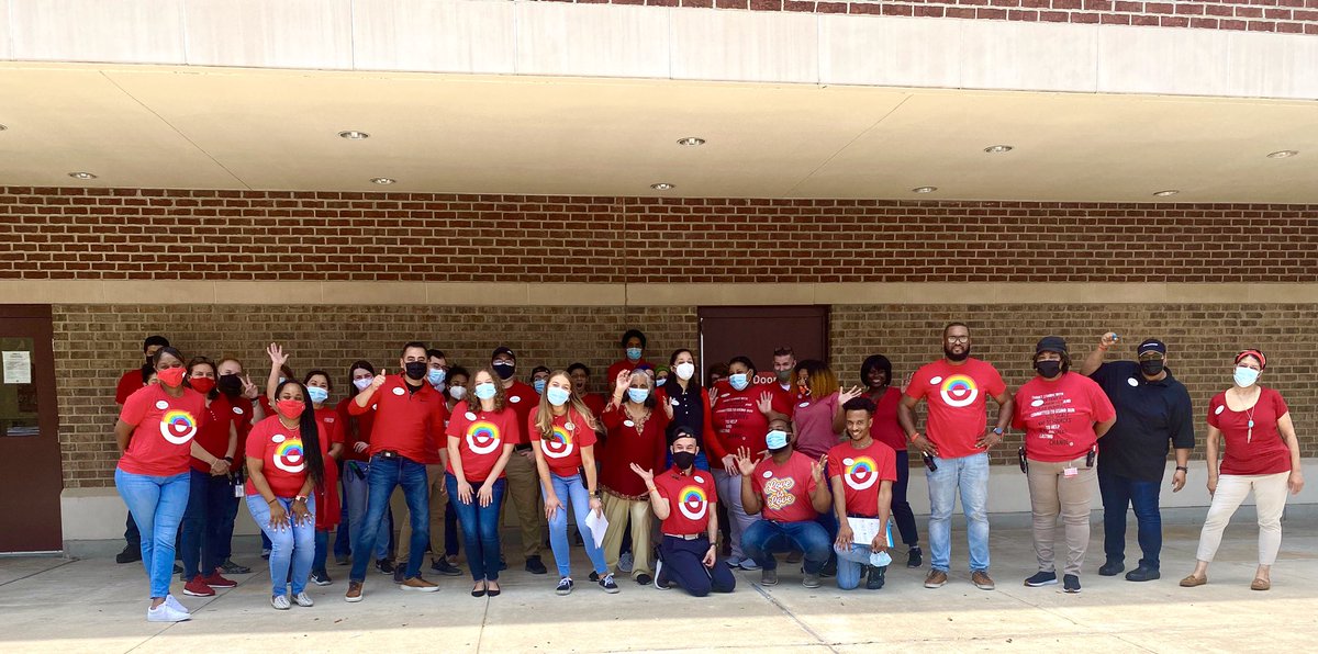 Had so much fun leading my first S&amp;E huddle today! #workwhereyou❤️ #caregrowwin