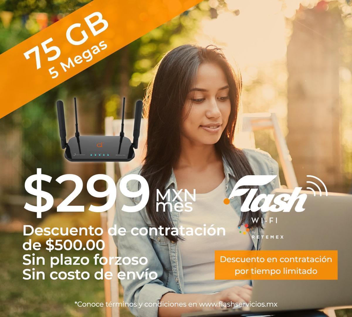 rolandomera's tweet photo. Promoción de junio 2021:
Inscripción a #FlashWiFi
📍 Sin plazos forzosos
📍 Sin línea telefónica
📍 En prepago
Ponte en contacto al what's 551893 2685 📨 o con @GeekStoreMx por DM 📩 https://t.co/mByrFSjEIP