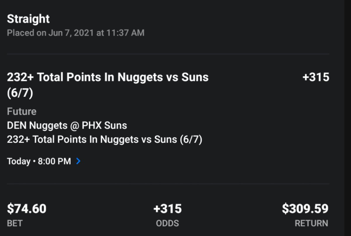 HedgePerfect's tweet image. 🚨🚨#hedgebear alert🚨🚨 @PvtHudson82 doing the dirty work with a hedgebear for the @nuggets vs @Suns game. #hedgeperfect #theScore #DraftKings