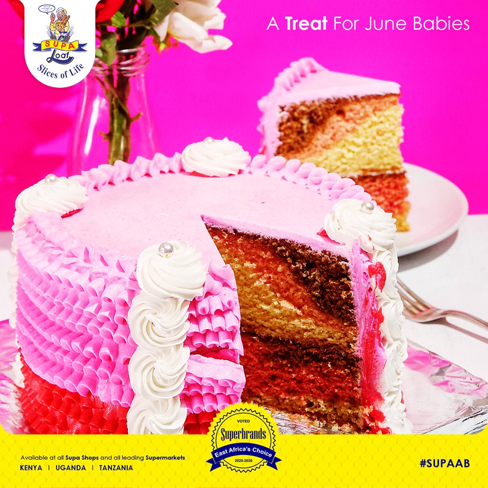 SupaLoafOffcl's tweet photo. A new month means more birthday parties to celebrate. Treat your bestie with a customized birthday cake from one of our #Supashops
Nairobi / Thika (0722790333)
Coast (0722307480 / 0786808002)
#Supaloaf
#Kenya #Thika #Nairobi #Komarock #Eastleigh
#Dandora #Mombasa #Mtwapa #Malindi https://t.co/lSI3ar82w8