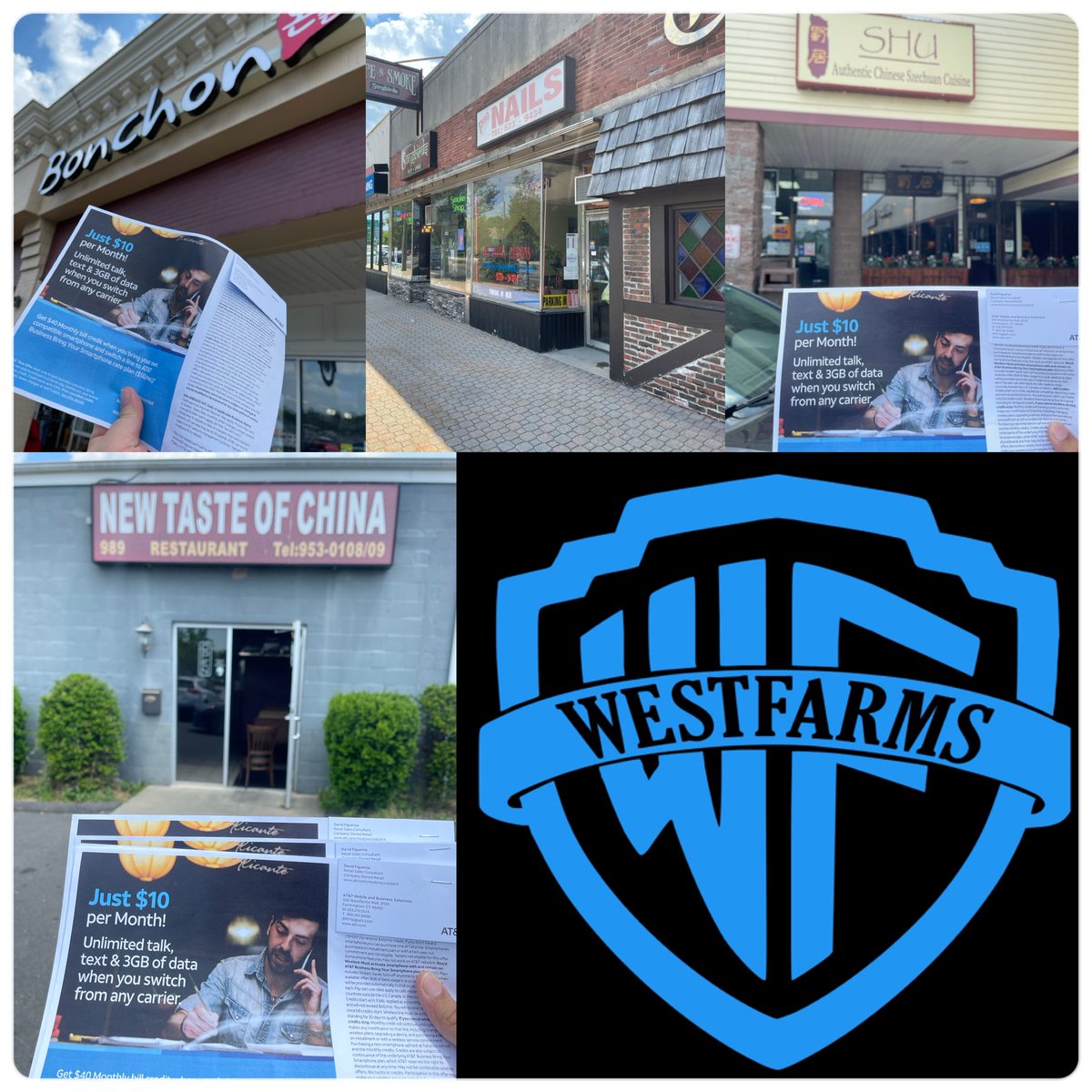 DanteDSep's tweet photo. #TeamWestfarms spreading the word about our business bring your own device promotion. #Winlocal #OurNE #Consistency @biggriffnrg @GenovaMarisa @Auvino15 @GinaLuca33 https://t.co/0cybjTTWG3