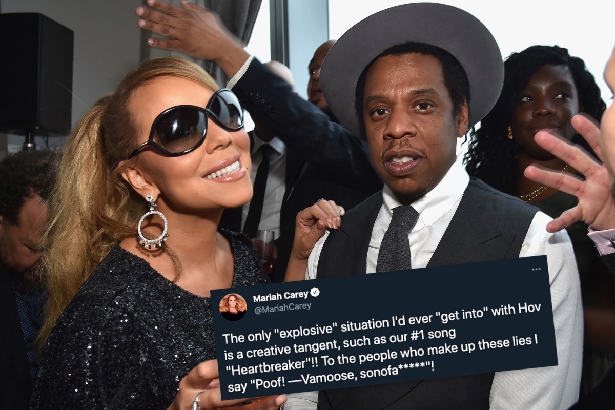Mariah Carey slams rumors of beef with Jay Z 'Vamoose son of a b—h'