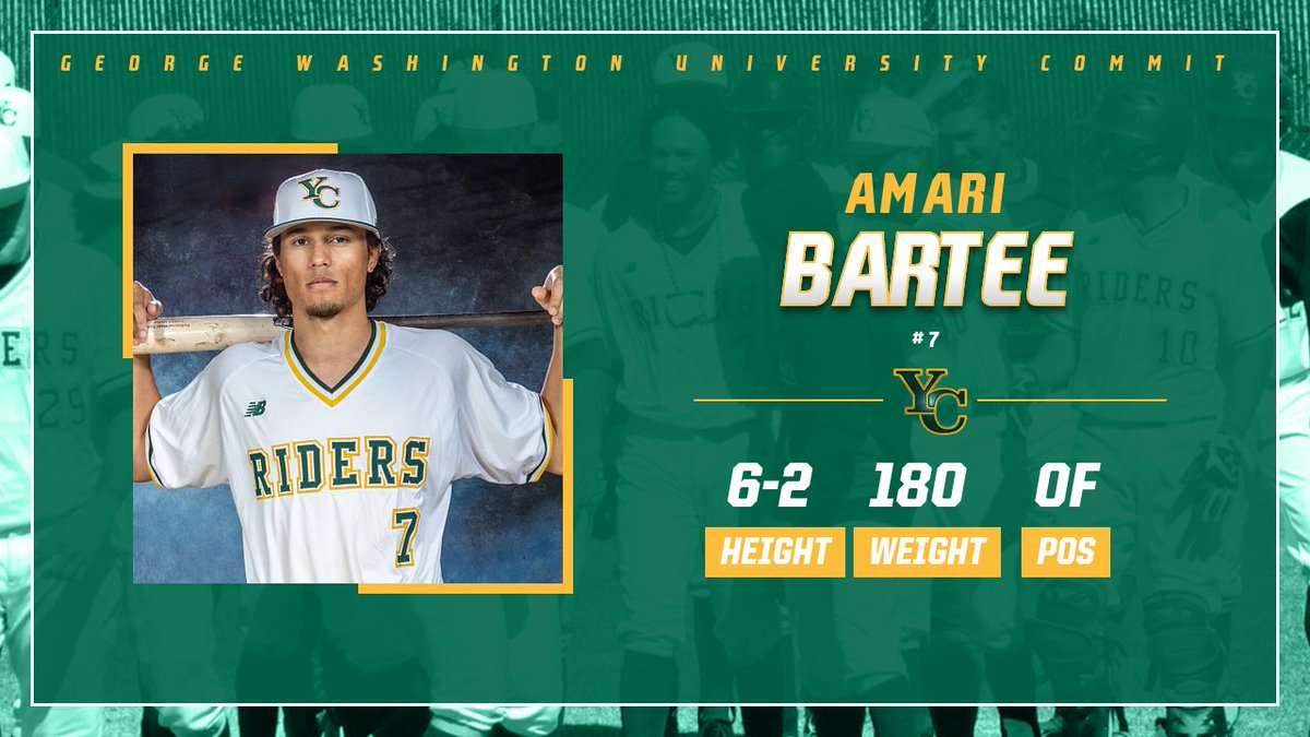 Congratulations to <a href="/amari_bartee/">Amari☔️</a> on committing to <a href="/GWBaseball1/">GW Baseball</a>.  We'll miss this dude but the future is bright!
@PBR_JUCO @PBRArizona <a href="/jucoroute/">#JucoRoute</a> @B_Sakowski_PG