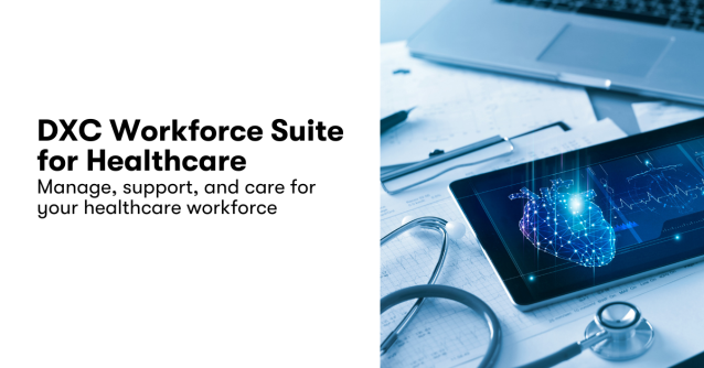 kevinablock's tweet photo. Our Workforce Suite for Healthcare with @SAP solutions provides healthcare organizations with the tools to manage, support and care for their employees. Read more. #DXCPartners #SAPPHIRENOW https://t.co/N5VwLLv25j https://t.co/UfNgwgd0j8