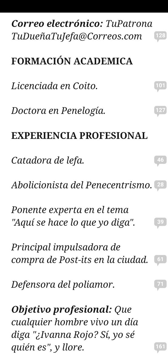 La escritora | Lo que escribe.