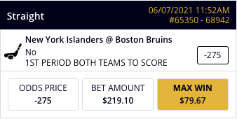 HedgePerfect's tweet image. 🚨🚨#hedgebull alert🚨🚨 @PvtHudson82 with #AnotherOne for #theScore.  This one for @NYIslanders vs @NHLBruins game. #hedgeperfect #SuperBook