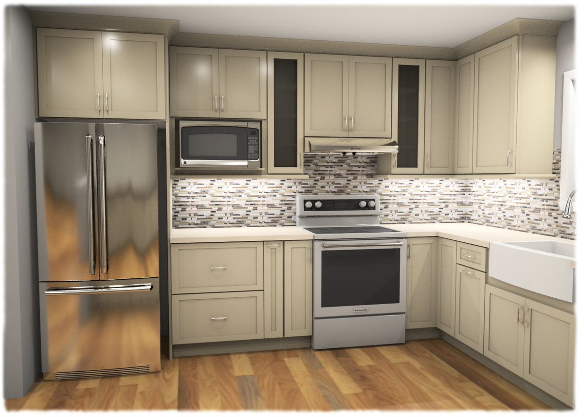 2020DesignGuru's tweet photo. A recent color rendering project. Custom created backsplash tiles and flooring. https://t.co/mAaiDlgHI1