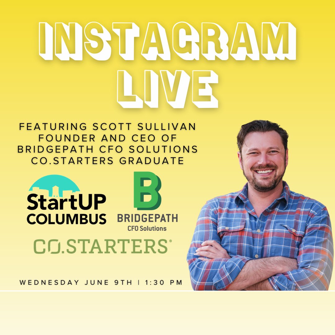 StartUpColGa's tweet photo. On Wednesday, June 9th at 1:30 PM, we're going live on Instagram with Scott Sullivan about his experience with our @costarters Program. Are you interested in learning more about the program? DM us your questions! ⚡️
#startupcolga #amazingcolumbusga #columbusgeorgia #costarters https://t.co/ytmUBmQP5E