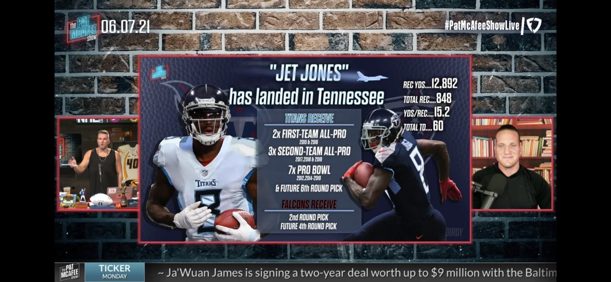 dirdygirdy's tweet photo. I like this move for Julio🛩 Hope he does well… #jetjones #PatMcAfeeShowLive 

except for Nov 7th  … https://t.co/28kbjmvihb