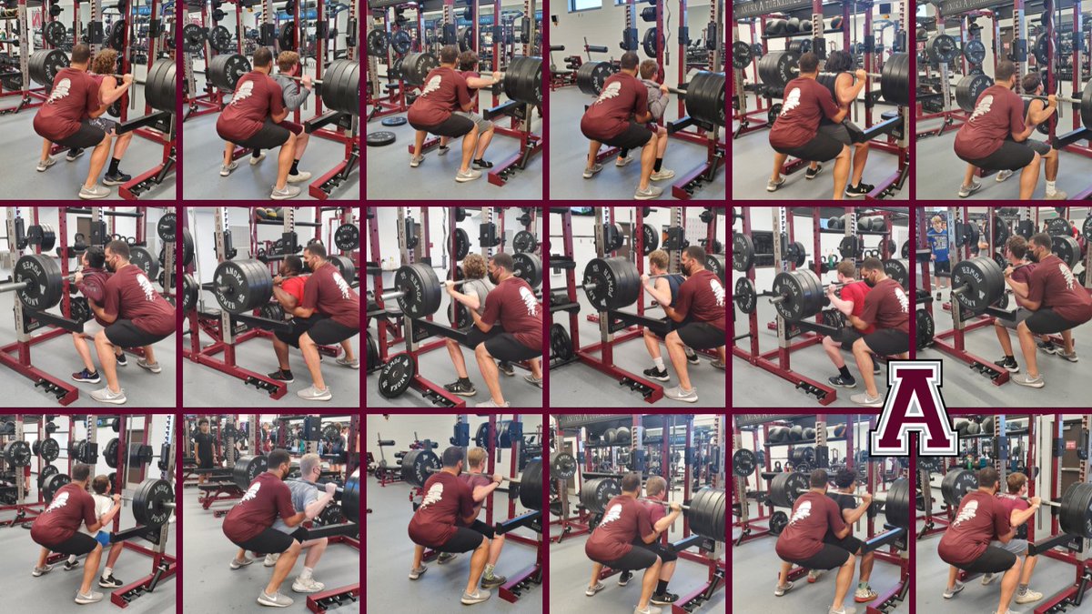 Great start to the week. A lot of weight moving.