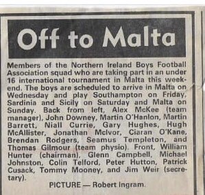 𝗕𝗹𝗮𝘀𝘁 𝗳𝗿𝗼𝗺 𝘁𝗵𝗲 𝗣𝗮𝘀𝘁 ⏰🌀
In 1989 𝗠𝗿 𝗢’𝗞𝗮𝗻𝗲, then a Lismore Student 🇸🇱 represented the NI Schoolboy squad ⚽️ who took part in an U16 International tournament in Malta 🇲🇹 

Mr O’Kane stands beside <a href="/LCFC/">Leicester City</a> manager 𝗕𝗿𝗲𝗻𝗱𝗮𝗻 𝗥𝗼𝗱𝗴𝗲𝗿𝘀 🤩😎@lismorecomp