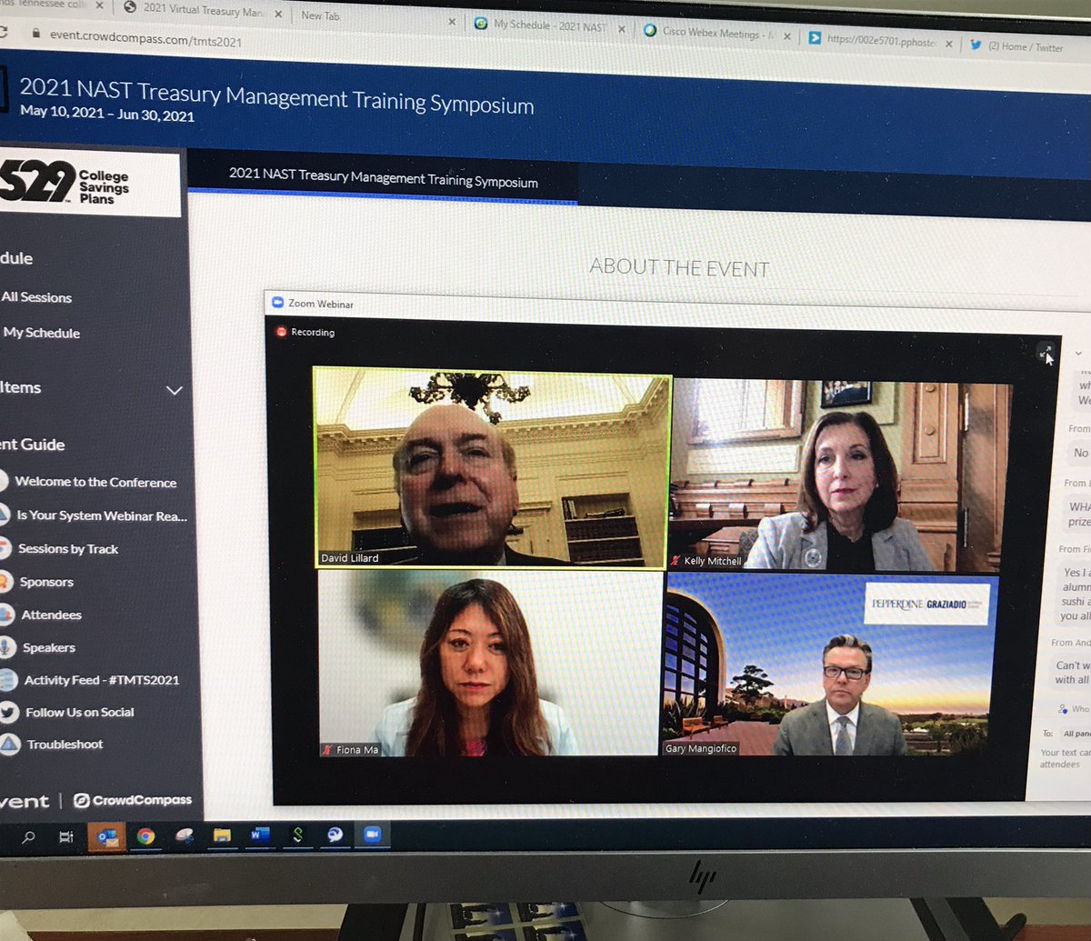 TNTreasuryDept's tweet photo. Treasurer Lillard is proud to join @stateTreasurers as part of #TMTS2021 Innovations &amp; Trends Track discussing Leadership in the Pandemic Environment: Challenges Faced and Lessons Learned. https://t.co/sgOSjxprmp
