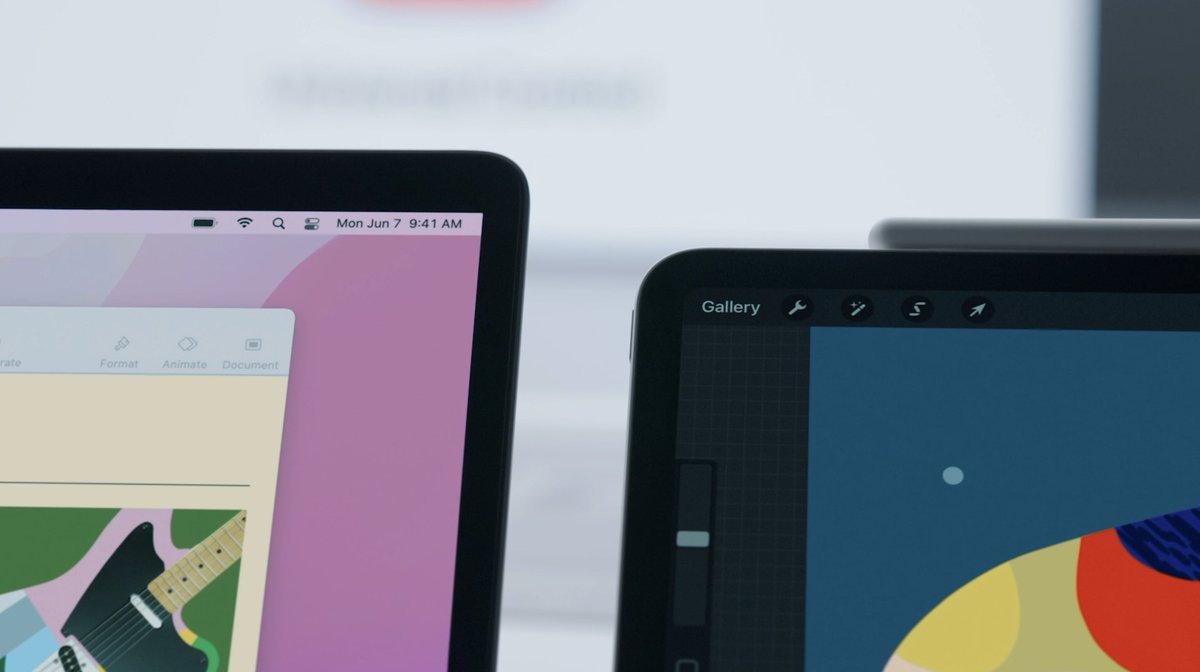 flick_mag's tweet photo. ユニバーサルコントロールマジすごい!
Macのトラックパッドで横にあるiPadOS 13を操作できる!
#WWDC21 #macOS12Monterey https://t.co/ceEVi0i8ZO