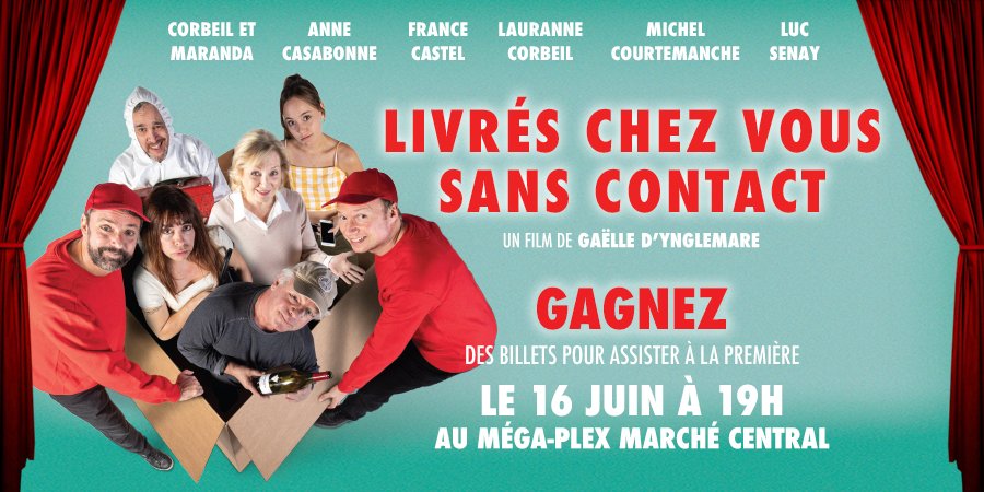 Courez la chance de GAGNER un laissez-passer familial pour la première de LIVRÉS CHEZ VOUS SANS CONTACT! Pour participer : binkd.co/8F85Y
#CorbeilEtMaranda #LivrésChezVousSansContact