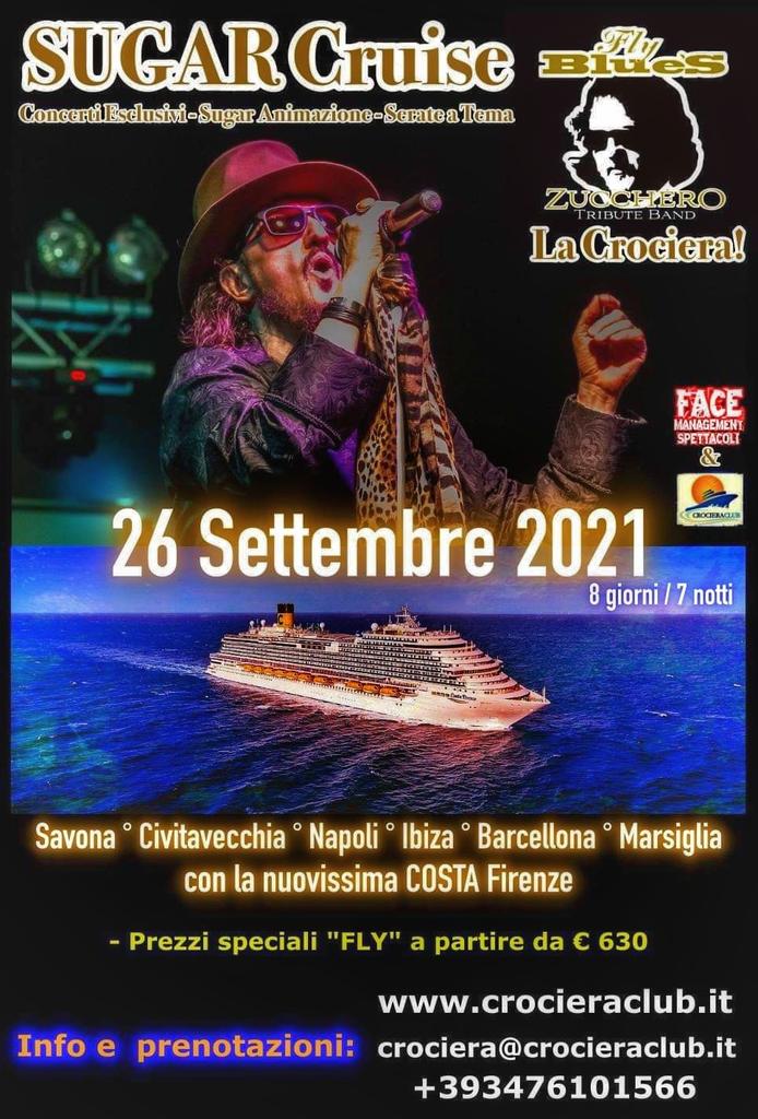 FlyBluesTribute's tweet photo. La SUGAR CRUISE! Una intera nave dedicata a Zucchero: la nuovissima COSTA FIRENZE Concerti esclusivi, Sugar animazione. Prezzi esclusivi FLY BLUE'https://t.co/qq2Q6MPE6B 26 settembre si salpa, prenotate e venite in vacanza con noi! Per info visita il sito https://t.co/uCX6uRopxv https://t.co/459yD7v007