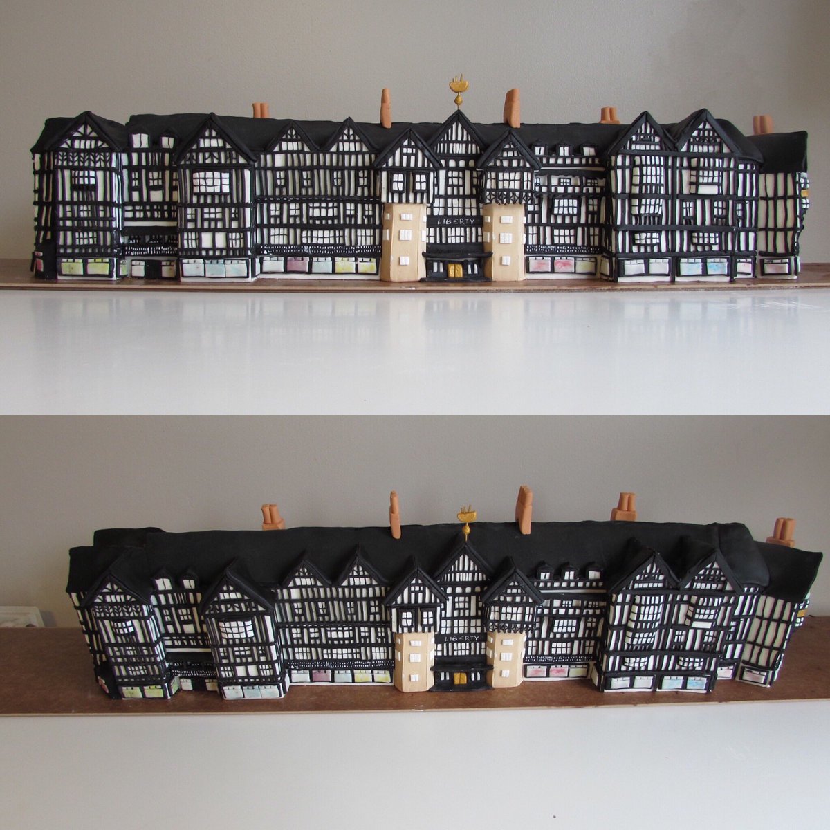 Fionnadh's tweet photo. My entry to the London Festival of architecture bake off @LFArchitecture @LibertyLondon #lfabakeoff #vegan https://t.co/HdNRXf3xSi