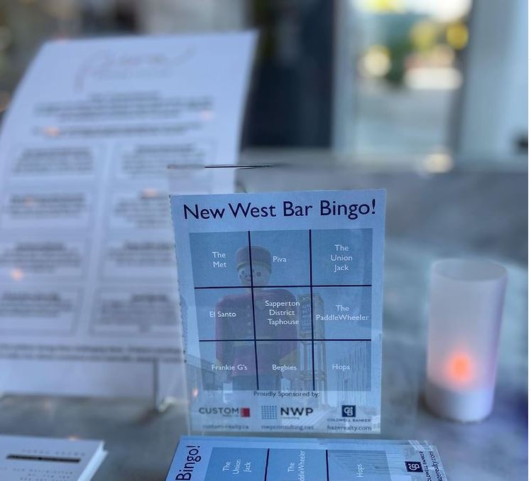 6 Downtown New West eateries are included in #NewWestBarBingo! Visit one of them to get your BINGO card, get any drink, complete a line and enter to win $450 in gift cards. More lines means more entries! Get all the details here: ow.ly/qo0B50F4RZR #newwest #downtownnewwest