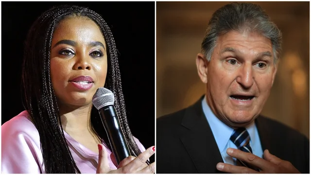 thehill's tweet photo. Jemele Hill rips "cowardly, power-hungry white dude" Manchin for commitment to filibuster https://t.co/kK8gtXfN14 https://t.co/2DJAdQqfMb