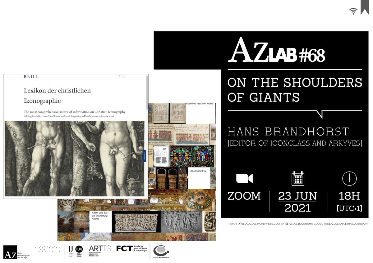 rsc2110's tweet photo. ⚠️📌 Next AzLab:  "On the shoulders of giants" with Hans Brandhorst (editor of Iconclass and Arkyves) 
🗓️ June 23rd, 2021 | 18h00 [Lisbon Time Zone – UTC+1] | via Zoom

Register now ➡️ https://t.co/Dl32ZPVJKM
+ info ➡️ https://t.co/zKRAOwUiTD https://t.co/ASNHj8RvOr