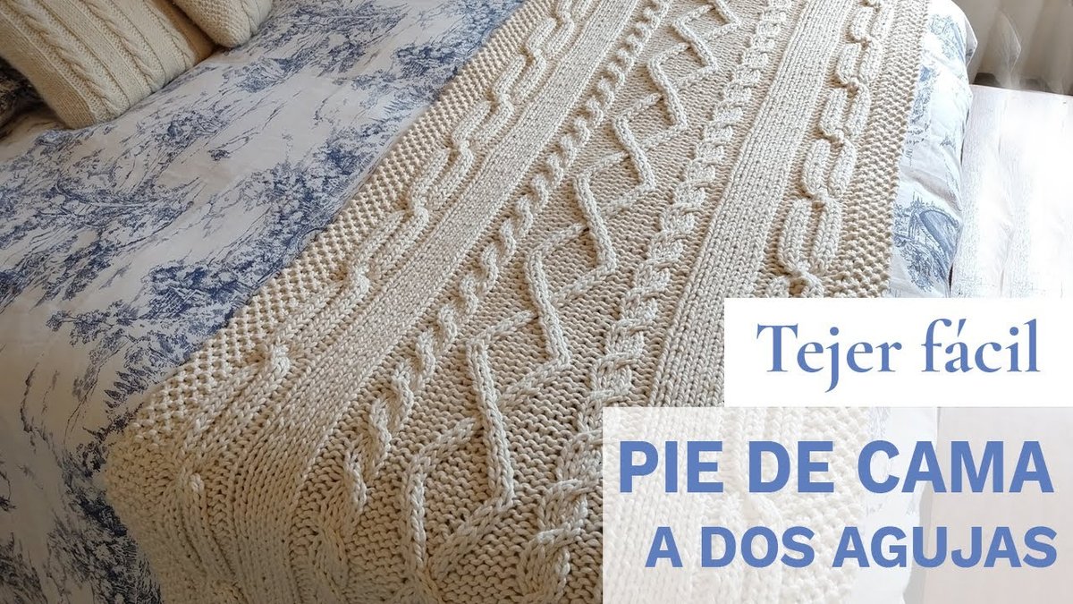 tejerconlucila's tweet photo. 🛏️ Idea para 𝒑𝒊𝒆 𝒅𝒆 𝒄𝒂𝒎𝒂 muy fácil, para principiantes
📌https://t.co/MyloQ7VBAE
📎 Recuerden que en la “i” de los videos tienen los enlaces a las explicaciones de los puntos o técnicas de las que hago mención.
#piedecama #Ideaparatejer #tejerfacil https://t.co/BKmP1UpB55