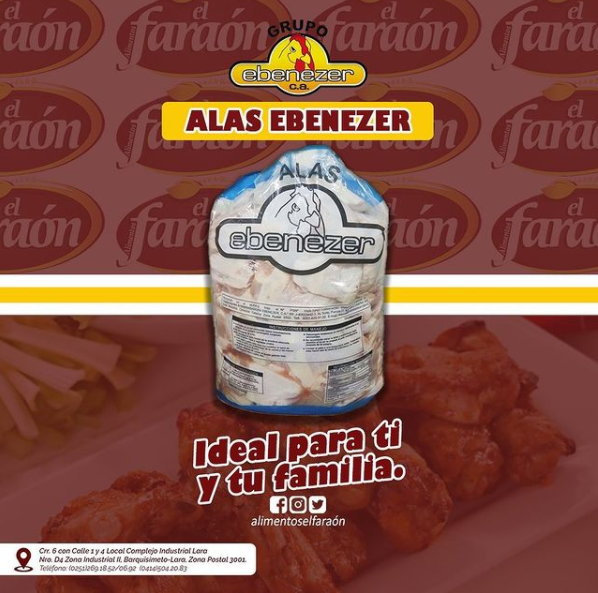 AlimentosFaraon's tweet photo. ¡Feliz inicio de semana😊🌤!.
Hoy les traemos las Alitas de Pollo Ebenezer, ideal para sus comidas🍴 y sus negocios🛒 ¿quieres comercializarla?😃. Contáctanos
⠀
▫️📩 alimentoselfaraon@gmail.com
▫️📲 (0251)269.1852/0692 - (0414)292.4179

#HechoPorVenezolanosParaVenezolanos 🇻🇪🙌🏼. https://t.co/SgfAx43UZT