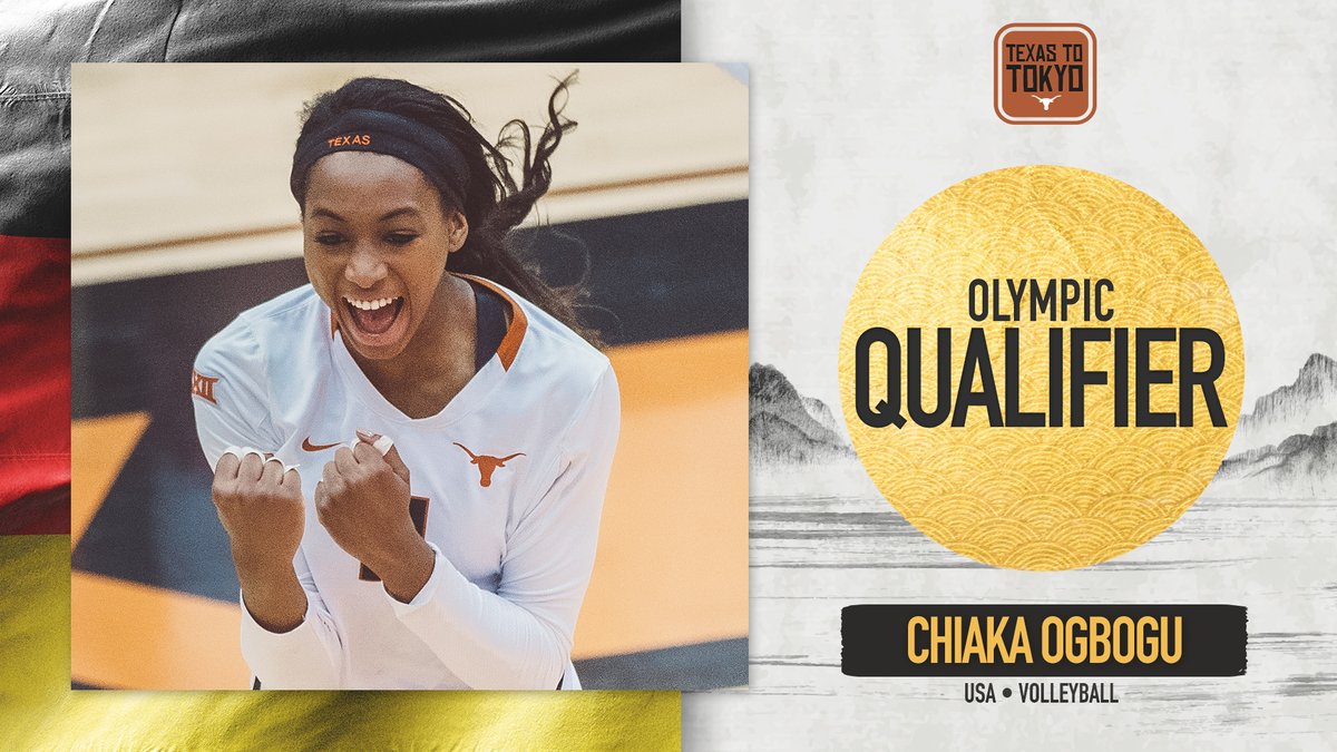 Congrats to <a href="/ChiakaOgbogu/">Chiaka</a>, named to the <a href="/usavolleyball/">USA Volleyball</a> roster for #TokyoOlympics. 

hookem.at/b6d625 

#TexasToTokyo | #HookEm 🤘