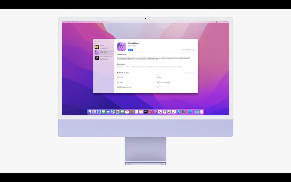 Aojeshhh's tweet image. TestFlight for Mac! Lovely

#WWDC21  #XcodeCloud #TestFlight