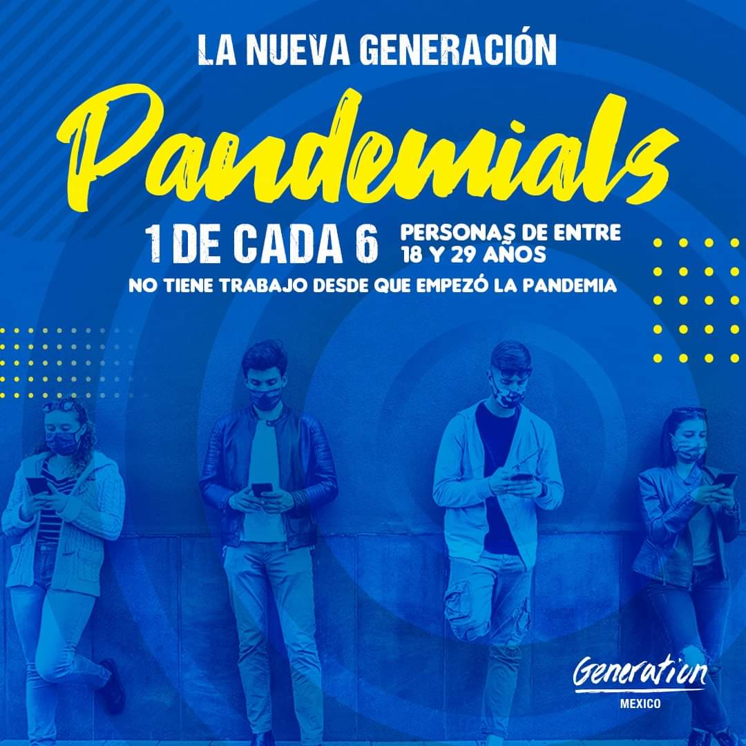 GenerationMx1's tweet photo. Las condiciones laborales que ha dejado la pandemia son especialmente graves para las juventudes.
El #trabajodigno parece un sueño inalcanzable... para hacerlo realidad trabajamos en Generation
¿Ya nos sigues? ¡Entérate de nuestras capacitaciones!
#YouEmployed #YoSoyGeneration https://t.co/052vAJ3mZZ