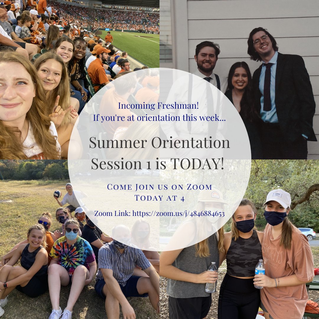 TexasWesley's tweet photo. Hey y'all! Incoming freshman, we're excited to get to talk with you tonight at 4! Come on out and say hi! https://t.co/qgR9aRrgqz