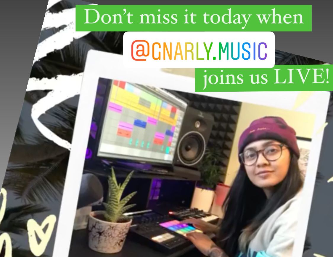 reverb's tweet photo. ๐ต Making BEATS.
โ Sharing PRO-TIPS.
๐ค Serving up TRIVIA.
๐คฏ ...PLUS A TOP-SECRET GIVEAWAY? ๐คฏ
Join us on IG LIVE @ 4:30 ET/1:30 PT as we chat with @gnarlyofficial about her music-making process & upcoming #SheKnowsTech masterclass.
See you soon! https://t.co/fHJZDU8cL9 https://t.co/DvfbAYQeV6