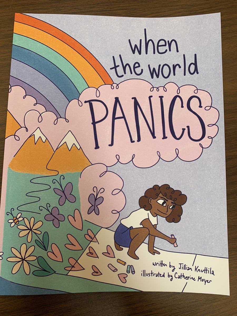 stephanienvsd44's tweet photo. Enjoyed reading this book about Lilly who overcomes her worry and finds strategies to help her cope with the pandemic. 🤍🌈 #SEL https://t.co/FYY0Ha6rAQ
