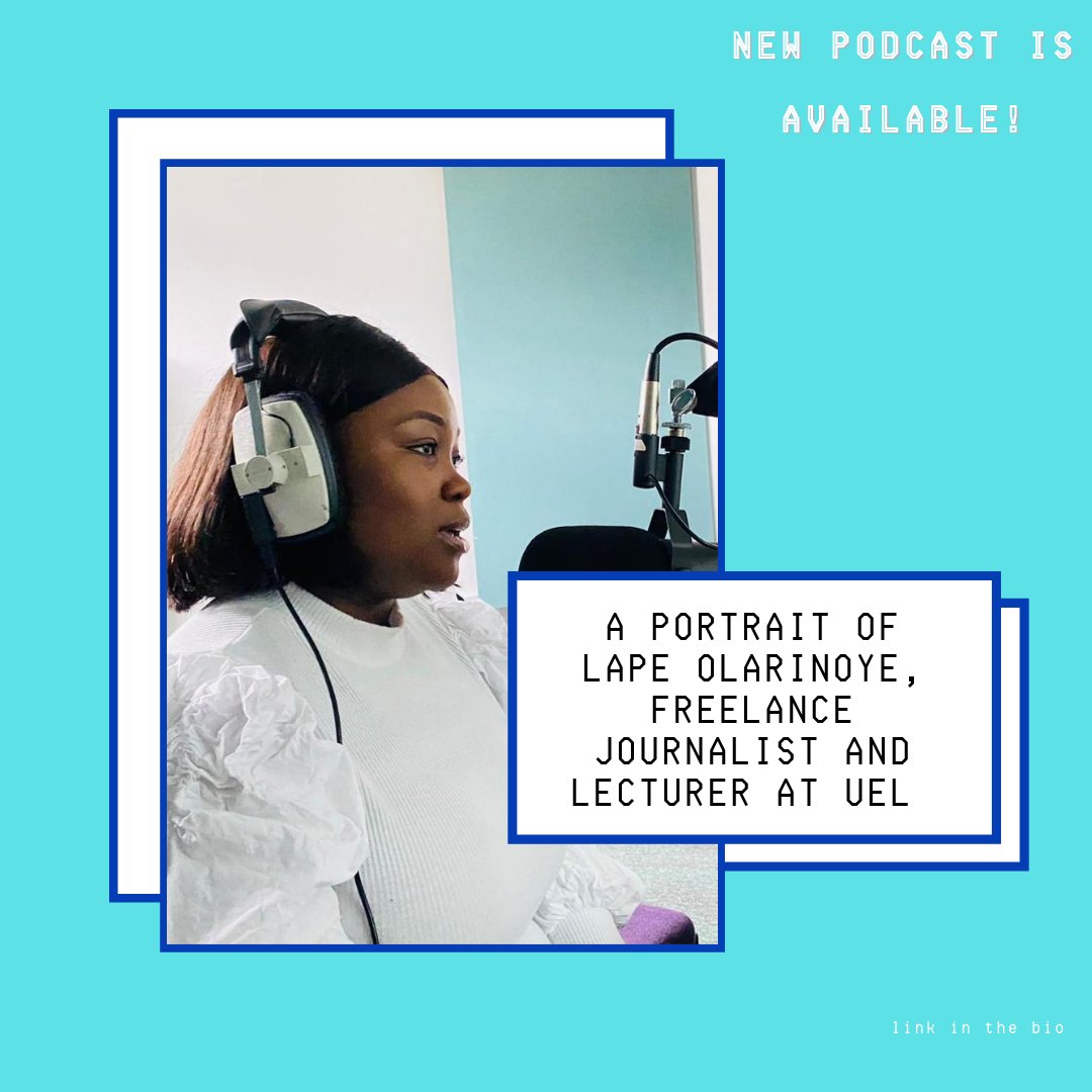 NEW PODCAST AVAILABLE 📻

In this episode, <a href="/Eakinwrites/">Eakin</a>, <a href="/MKampulu/">Margretha Kampulu</a>, Jenna and <a href="/PCoppelia/">Piccolo Coppélia</a> are interviewing <a href="/Lape_B/">Lape B</a>, a freelance journalist and a lecturer at <a href="/UEL_News/">Uni of East London</a>. 

Check out this link: open.spotify.com/episode/1B0hJc…